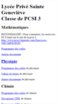 Mobile Screenshot of pcsi3.bginette.com
